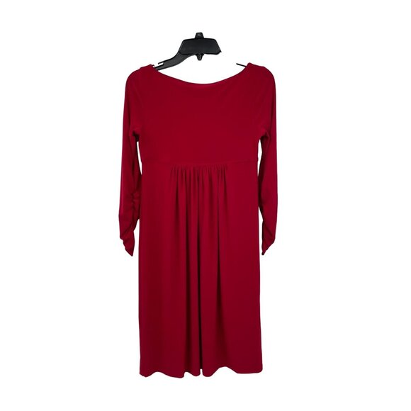 Norma Kamali Dress Womens S Used Red Stretch Excellent Used Condition - Picture 2 of 15